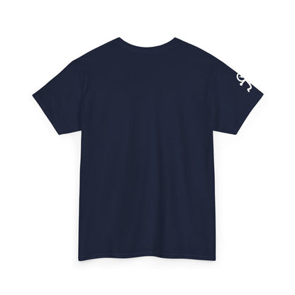 Prototype x02: Camiseta de algodón con logo y stickman